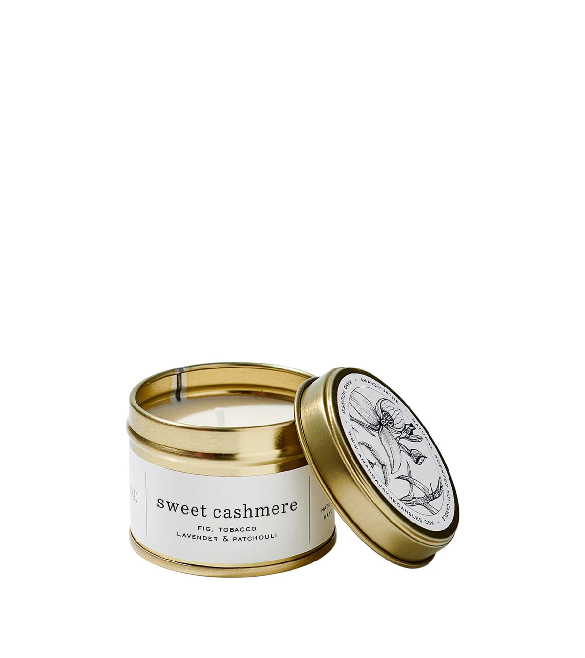 Amanda & Jayne Gold Travel Tin Candle